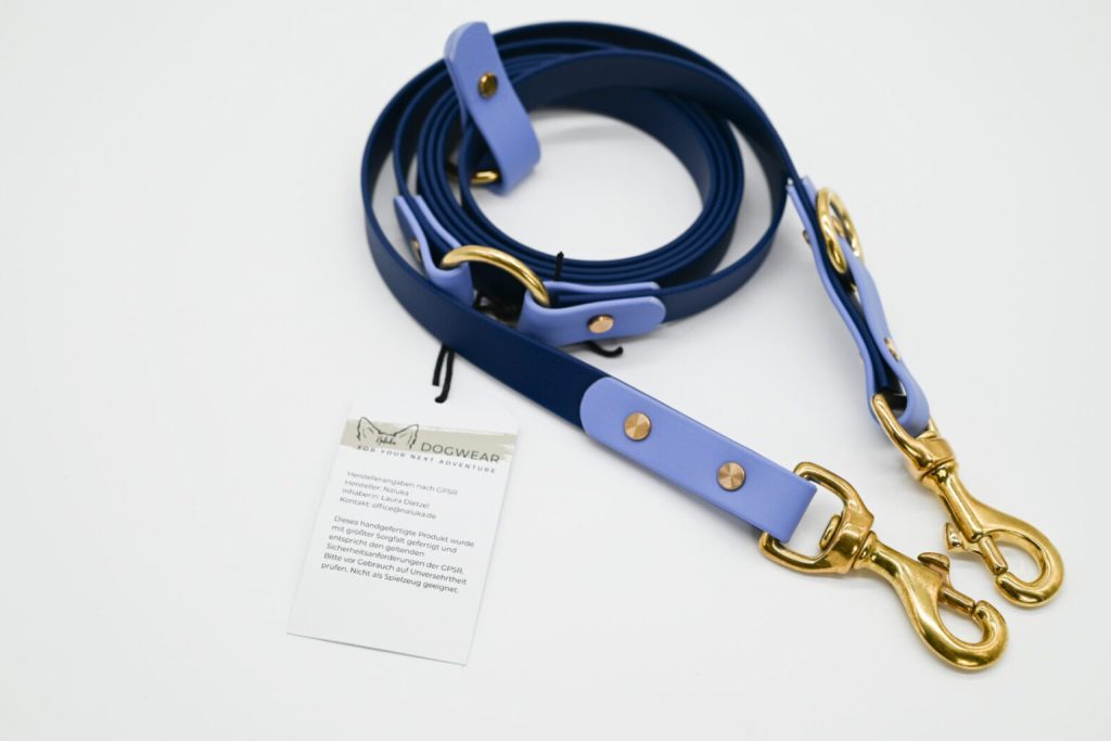 PawThane Multifunktionsleine Dunkelblau x Periwinkle